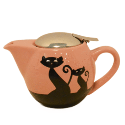 Mid-Century Modern Black Cats Teapot c.1960's