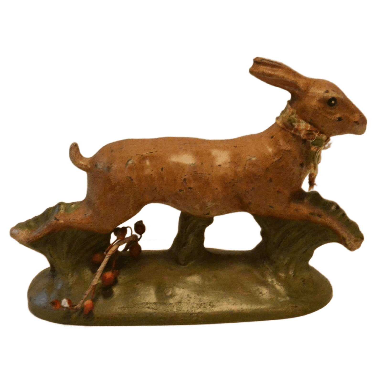 Folk Art Running Rabbit Figurine - Image 4