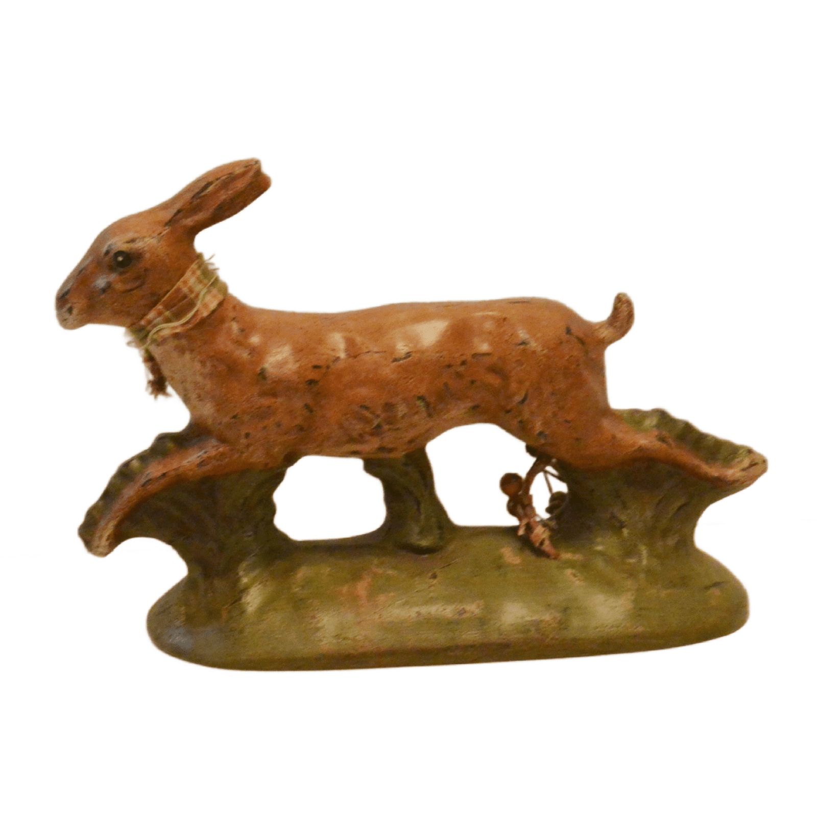 Folk Art Running Rabbit Figurine - Image 6