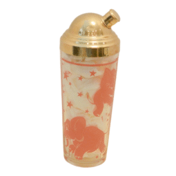 Alternative view of Art Deco Pink Elephant Cocktail Shaker