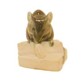Alternative view of Royal Copenhagen Mouse on Sugar Cubes early 1900's