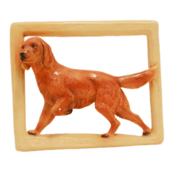 Mortens Studio Golden Retriever Dog Wall Plaque