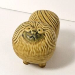 Pekingese Figurine Lisa Larson Stoneware Gustavsberg Sweden