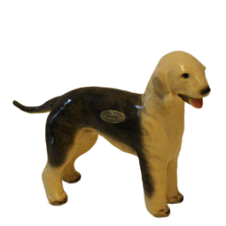Antique Bedlington Terrier Dog Figurine Mortens Studio