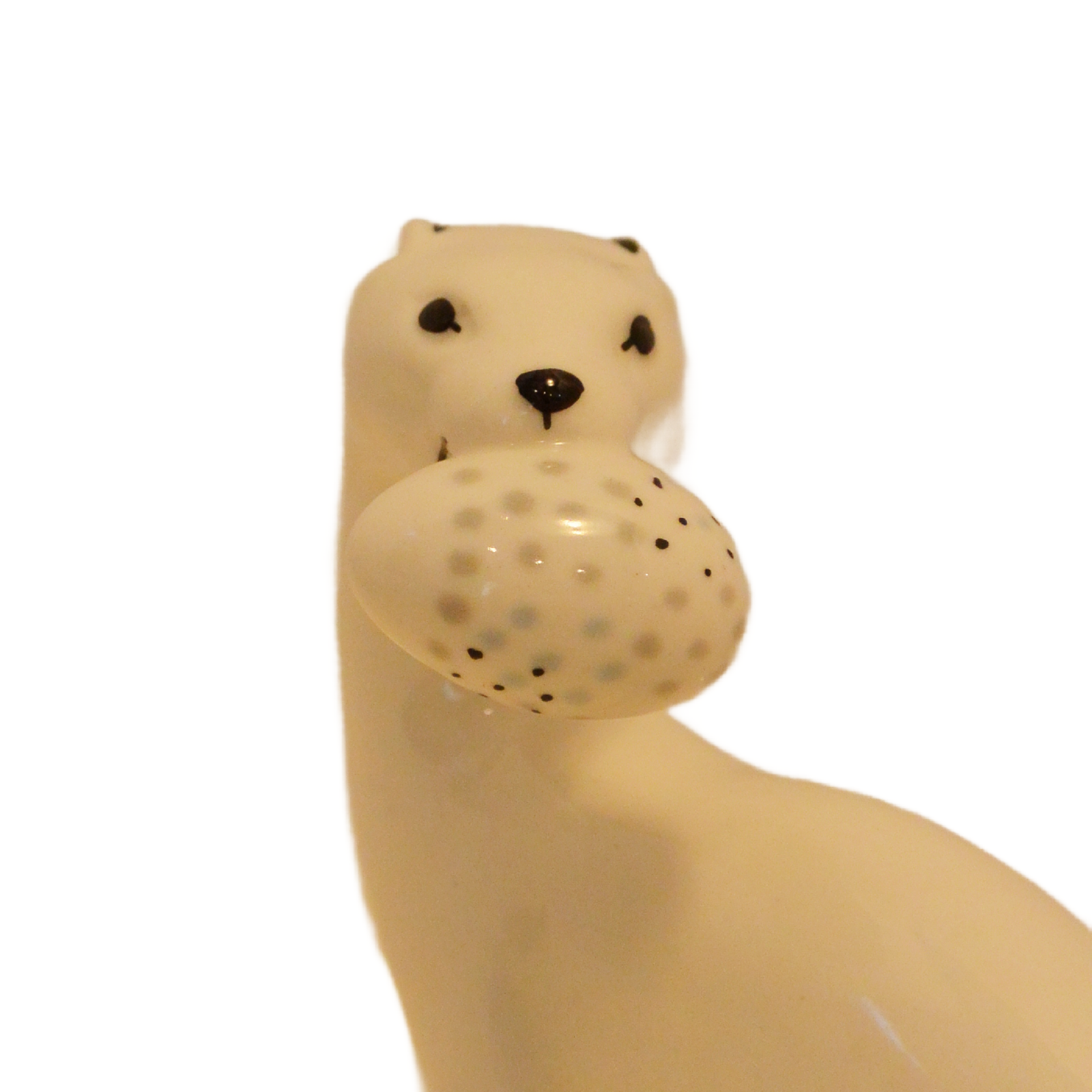 Lomonosov Porcelain Ermine Figurine c.1990's - Image 4