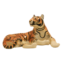 Imperial Lomonosov Porcelain: The Large "Majestic Tiger" by Boris Vorobiev