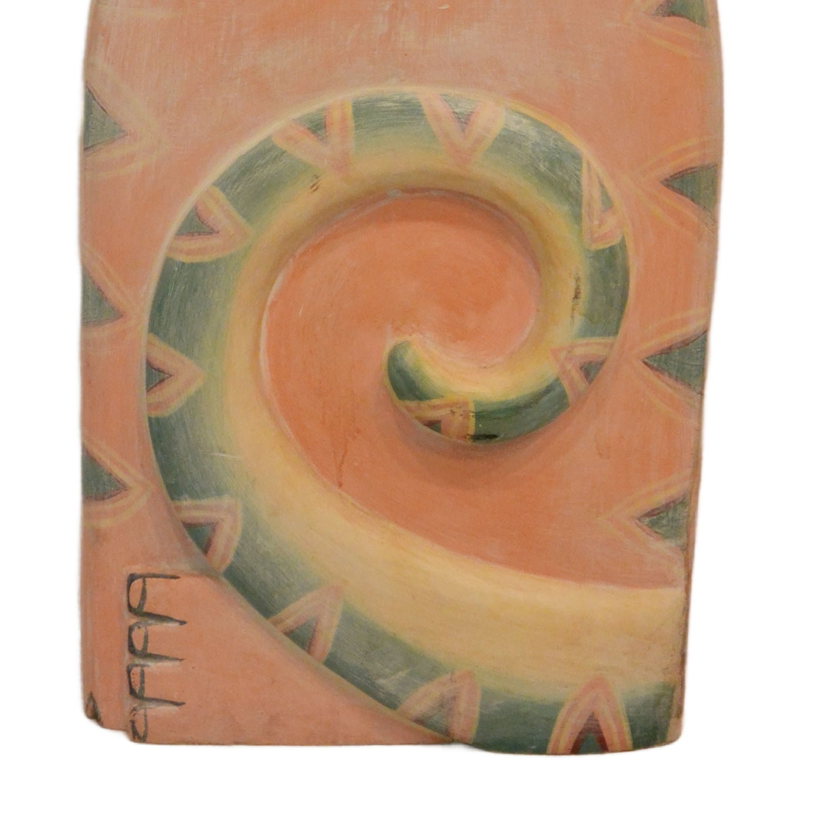 30" Don Freedman Signed Wood Sculpture – Modernist Cat – c. 1980s - Image 4