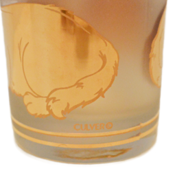 Vintage Culver 22K Gold & Frosted Cat Highball Glasses Set of 8 – Circa 1970s - Image 7